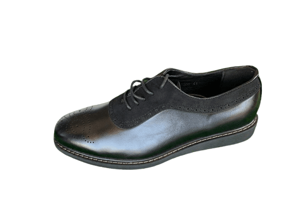 Oxford top suede
