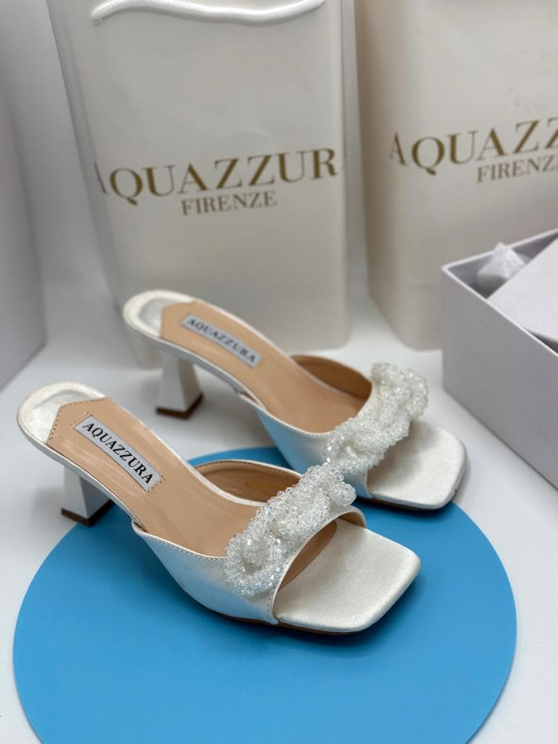 White dinner ladies heels