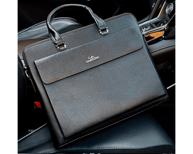 Men's Black Executive Leather Bag